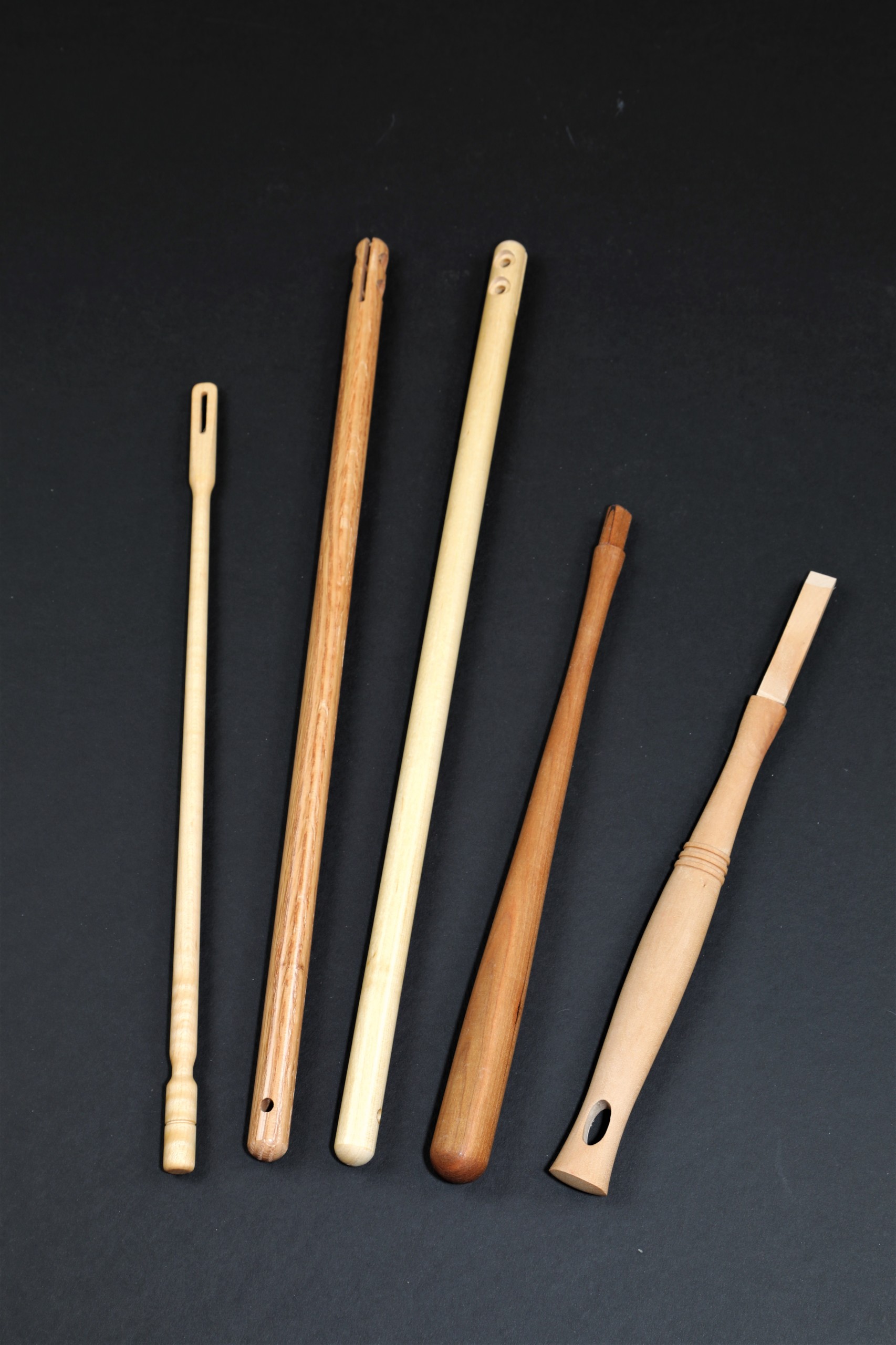 Wood handles available in variety of domestic species.
