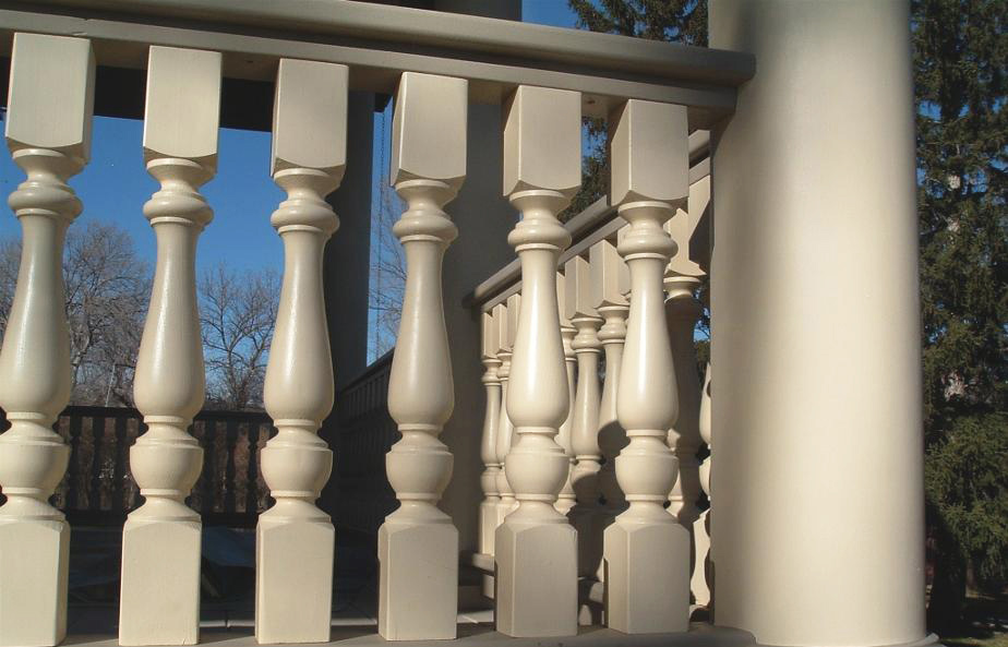 Custom Made Wooden Porch Balusters