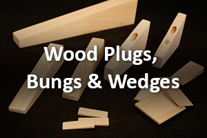 Wooden Plugs, Bungs and Wedges